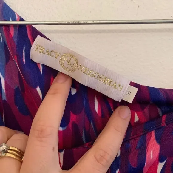 [Tracy Negoshian] Raindrop Kyle Maxi Dress - Small - Picture 4 of 5